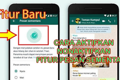 Cara Mengaktifkan Pesan Sementara di WhatsApp